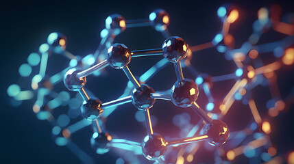 Molecular structure background