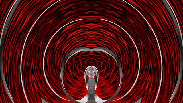 Red Bird Abstract VJ Loop
