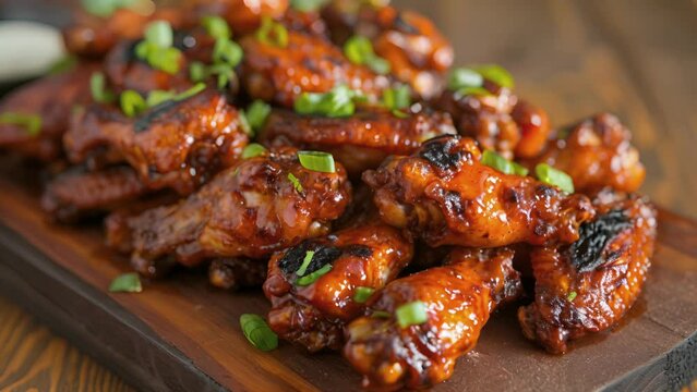 These wings are like a firework show in your mouth an explosion of heat and flavor that will keep you coming back for another bite.