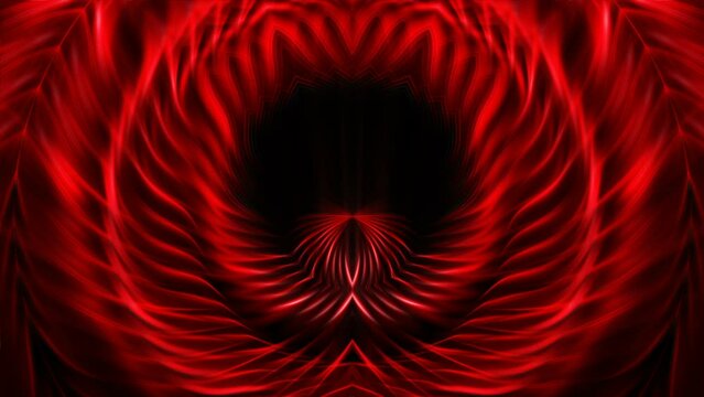 Extraordinary Red Abstract Circle Effect Background Loop