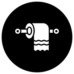 Toilet paper Vector Icon Design Illustration