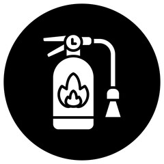 Fire extinguisher Vector Icon Design Illustration