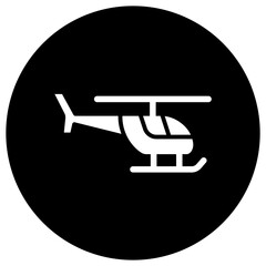 Helicopter Vector Icon Design Illustration