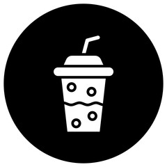 Plastic cup Vector Icon Design Illustration
