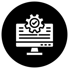 Testing Vector Icon Design Illustration