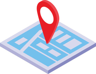 Parental control location icon isometric vector. Internet child. Online cyber service
