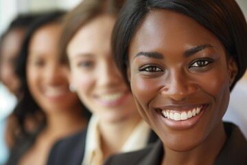 Joyful team of colleagues in office setting radiating happiness and togetherness group of young men and women including businessmen and businesswomen sharing moment of laughter and enjoyment