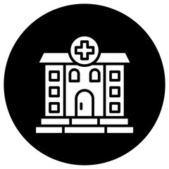 Hospital Vector Icon Design Illustration