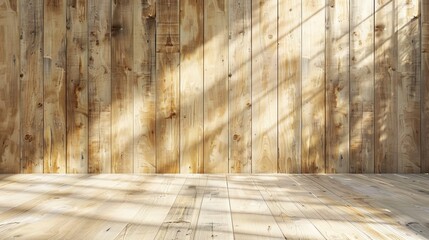 Photograph a polished beech wood backdrop, featuring a light and airy finish that adds a touch of brightness to the image - obrazy, fototapety, plakaty