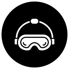 Safety glasses Vector Icon Design Illustration