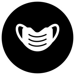 Medical mask Vector Icon Design Illustration