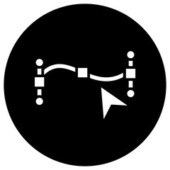 Path point Vector Icon Design Illustration