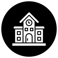 Railway station Vector Icon Design Illustration