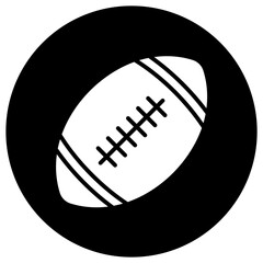 Rugby Vector Icon Design Illustration