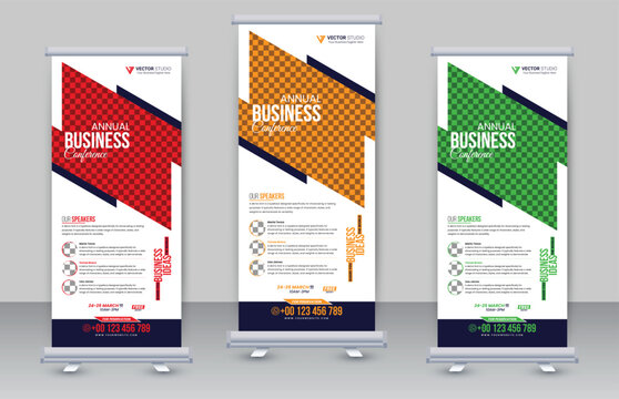 rollup, standee banner design