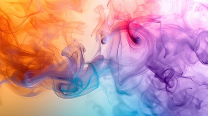Fototapeta premium Color smoke cloud blending abstract, texture for backgrounds, Generative AI