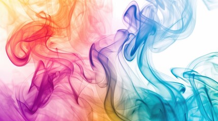 Fototapeta na wymiar Color smoke cloud blending abstract, texture for backgrounds, Generative AI