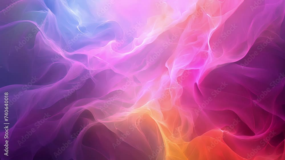Poster the chalk dust forms a mystical veil blending colors and blurring lines creating a mystical atmosphe