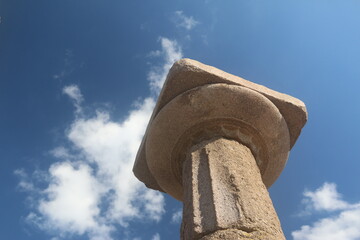 Column head from Temple of Athena