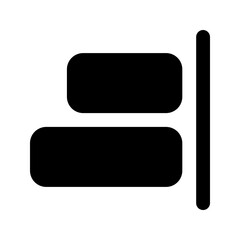 align right glyph icon