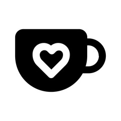 coffee mug glyph icon