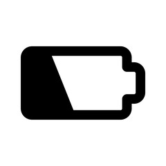 low battery glyph icon