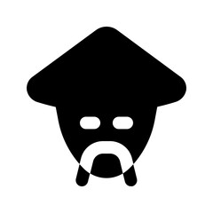 man glyph icon