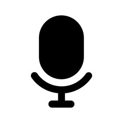 mic glyph icon