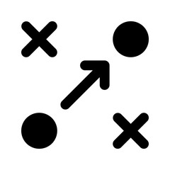 strategy glyph icon