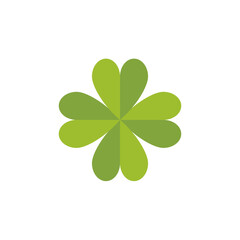 Clover leaf logo icon