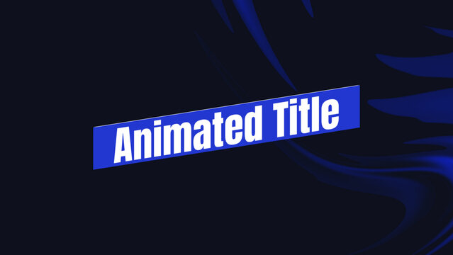Text Animation with 3D Box Design with Colorful Background