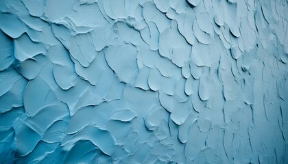 Texture of bright blue putty wall. - obrazy, fototapety, plakaty