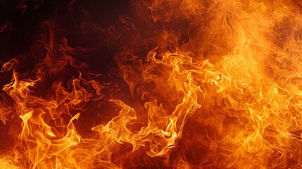 Burning fire texture background