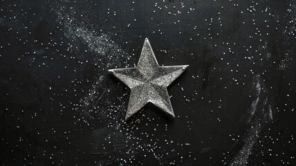 Obraz premium grunge star on black