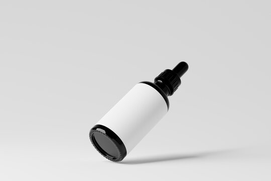 Black Dropper Bottle Mockups

A glass black dropper bottle which is completely black.