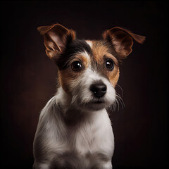 Teddy Roosevelt Terrier Portrait in a Professional Studio