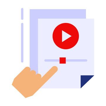 Podcast or Audio Player vector icon design, Webdesign and Development symbol, user interface or graphic sign, website engineering  illustration, Movie Clip or Video streaming Embedding concept