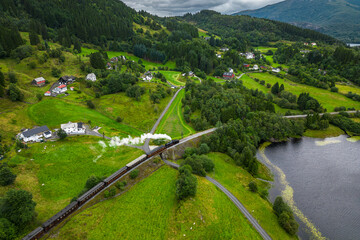 The Old Voss Line (Norwegian: Gamle Vossebanen) is a heritage railway between Garnes and Midtun near the second largest city in Norway: Bergen.