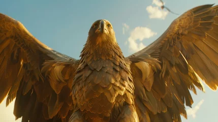 Zelfklevend Fotobehang imperial roman golden eagle, © Andrey