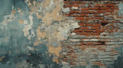 Old brick wall texture background with vintage look