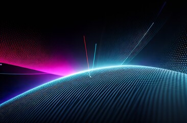 Social network hologram illustration. Technology, communication, internet concept. 3d rendering.