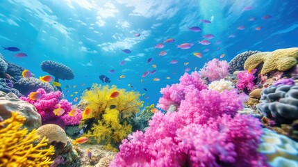 Fototapeta na wymiar Coral reefs, close-up