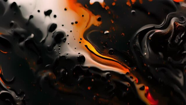 It is as if time itself has slowed as the dense tar oozes and creeps leaving a sticky trail in its wake.