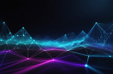 Social network hologram illustration. Technology, communication, internet concept. 3d rendering.