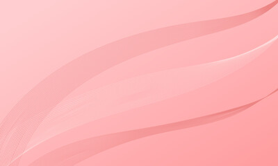 abstract pink gold lines wave curves on gradient background