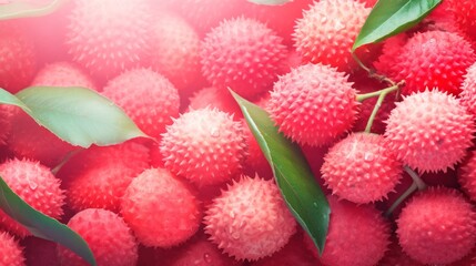 Fresh lychee abstract background.	