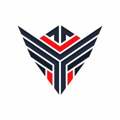 Creative Logo Concept with Abstract Branded Lines
