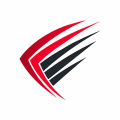 Obraz premium Creative Logo Concept with Abstract Branded Lines