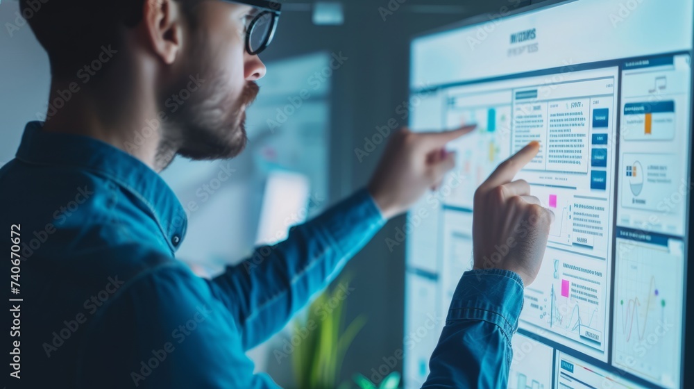 Poster ux designer web brand phone smartphone layout geek business prototype internet goals sketch plan wri