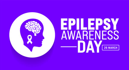 March is Epilepsy Awareness day or Purple Day background template. Holiday concept. use to background, banner, placard, card, and poster design template with text inscription and standard color.